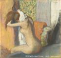 Degas - Woman drying her neck, after her bath